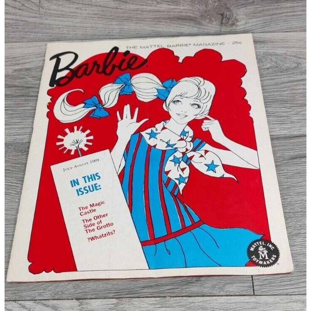Vintage July August 1969 Barbie Magazine Mattel Mod Era Fashion Doll - Vtg
